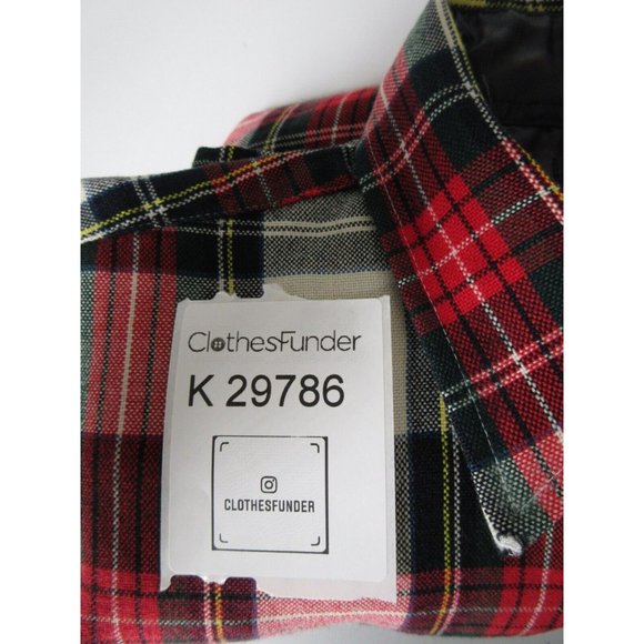 VINTAGE Backpacker Shirt Medium Red Button Up Flannel Outdoor Western - Picture 11 of 11